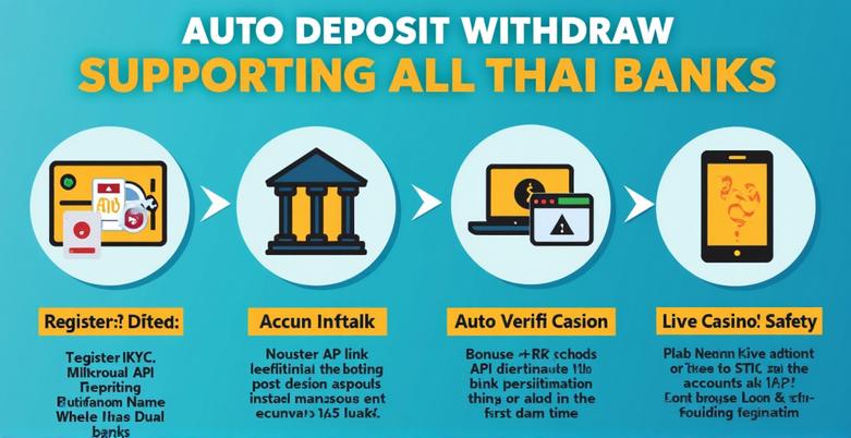 ระบบฝากถอนออโต้ รองรับทุกธนาคาร